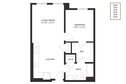 1 Bedroom A1